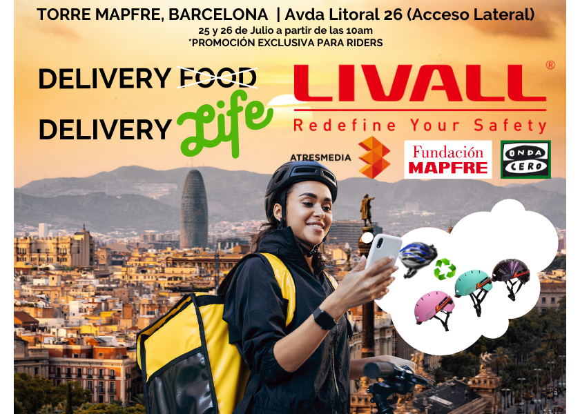 DELIVERY LIFE MOVES TO BARCELONA TO CONTINUE IMPROVING RIDER SAFETY, FOR FREE